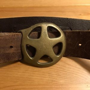 Vintage Brass Belt Buckle